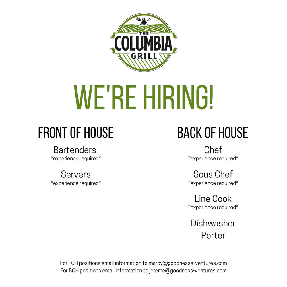 Spring is coming and we're hiring! Who wouldn't love to look at a beautiful golf course at work?!⠀⠀⠀⠀⠀⠀⠀⠀⠀
#nowhiring